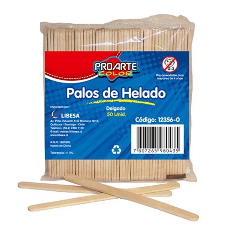 Palos de helado