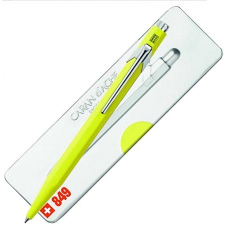 Boligrafo Amarillo Fluor Carandache