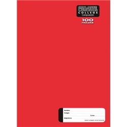 Cuaderno College Lineal 100 Hojas Proarte