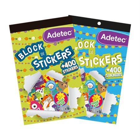 Adetec Block de Stickers Motivacionales