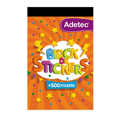 Block De Stickers Motivacionales Estrellitas Adetec