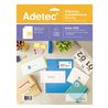 Adetec Etiqueta 66 x 25 Ink-Jet 06303