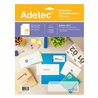 Adetec Etiqueta Inkjet 35 x 106 mm.