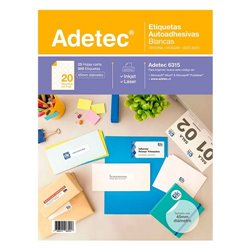 Adetec Etiqueta Ink-Jet 06315 Circular 45 mm