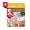 Adetec Etiqueta Ink-Jet Borde Dorado 5 Hojas 70 x 25 7304