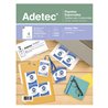 Adetec Tarjeta Para Credenciales 95 x 135