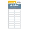 Adetec Etiqueta 13 x 40 Blanca