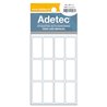 Adetec Etiqueta 19 x 40 Blanca