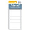 Adetec Etiqueta 22 x 73 Blanca