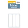 Adetec Etiqueta 25 x 92 Blanca