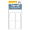 Adetec Etiqueta 34 x 53 Blanca