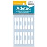 Adetec Etiqueta Joyas 9 x 53 Blanca