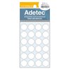 Adetec Etiqueta Circular 19mm Blanca