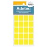 Adetec Etiqueta Fluores 19 x 23 Amarillo