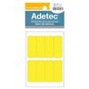 Adetec Etiqueta Fluores 20 x 50 Amarillo