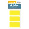 Adetec Etiqueta Fluores 35 x 70 Amarilla