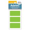 Adetec Etiqueta Fluores 35 x 70 Verde