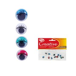 Adix Set de Ojos Móviles Con Pestaña Adhesiva