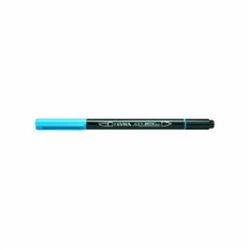 Brush Pen Aqua Doble Punta Light Blue Lyra