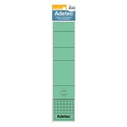 Adetec Etiqueta Para Lomo de Archivador Oficio Verde (102323)