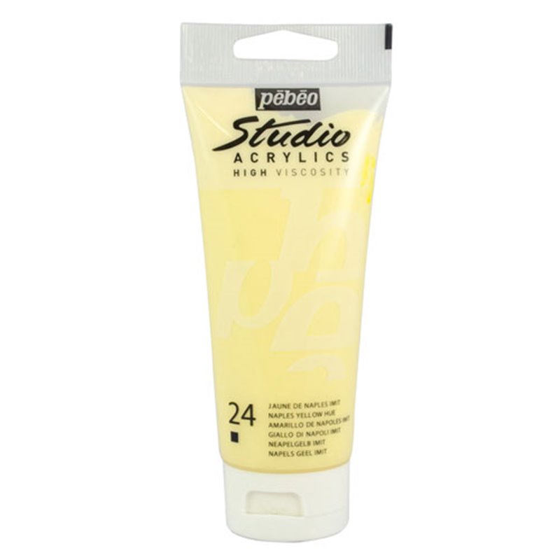 Acrilico Studio Amarillo De Napoles Imitacion  100 Ml Pebeo