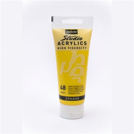 Acrilico Studio Amarillo Primario Opaco 100 Ml Pebeo