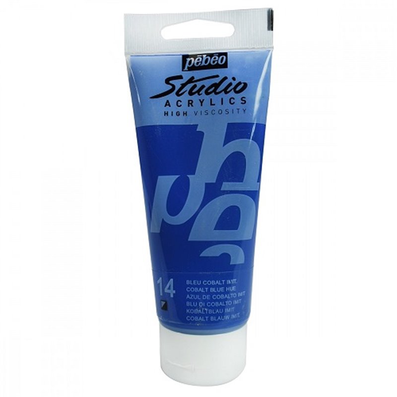 Acrilico Studio Azul Cobalto Opaco 100 Ml Pebeo