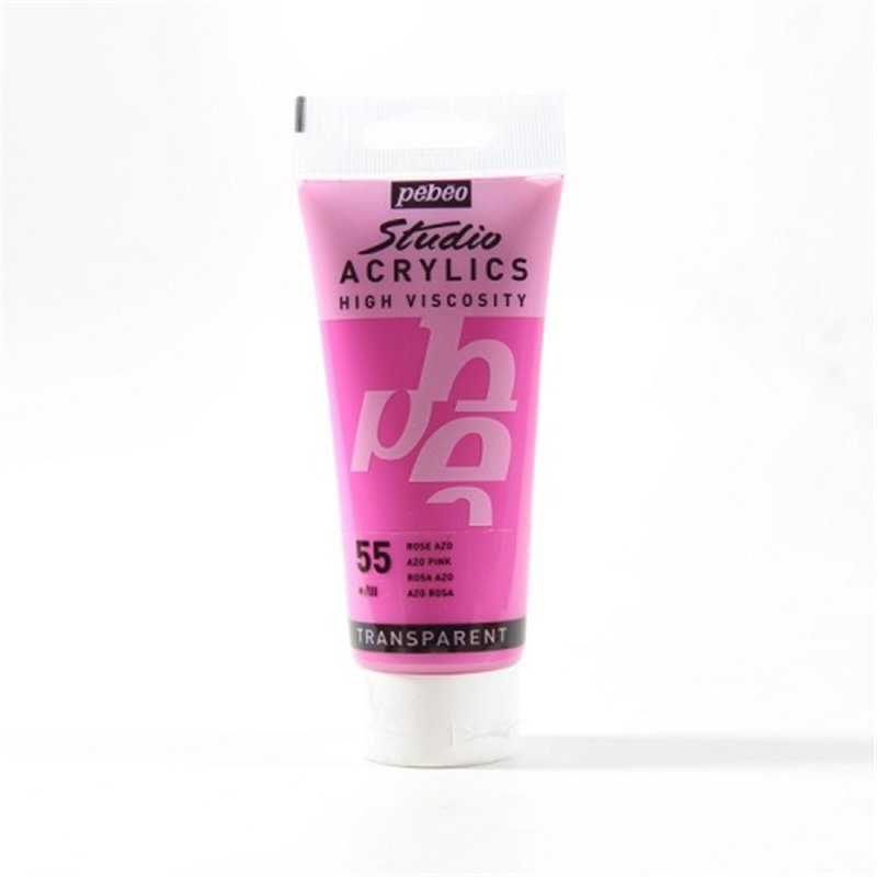 Acrilico Studio Rosa Azo 100 Ml Pebeo