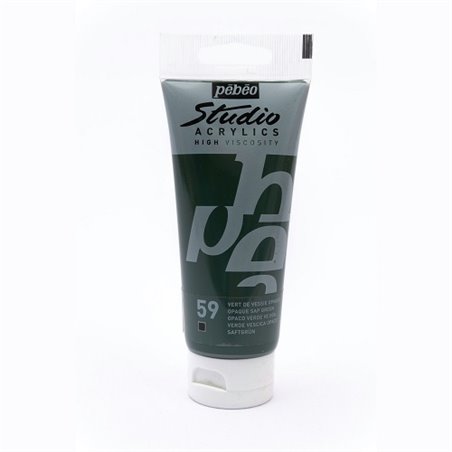 Acrilico Studio Verde Vejiga 100 Ml Pebeo