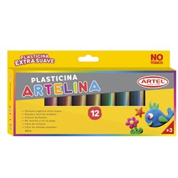 Plasticina Artelina 12 Colores