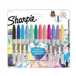 Set Marcador Sharpie 12 colores Pastel Fino Cod. 2102503