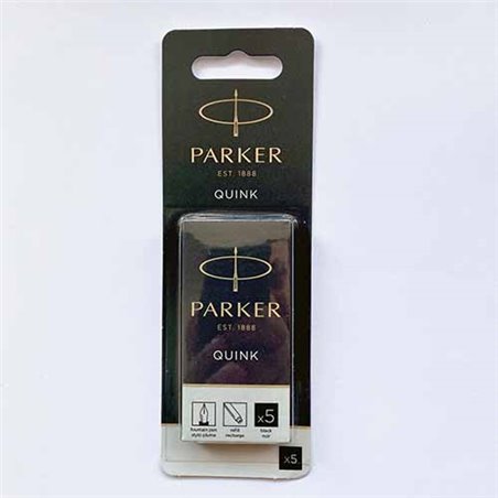 Cartucho Tinta Negro Quink Parker