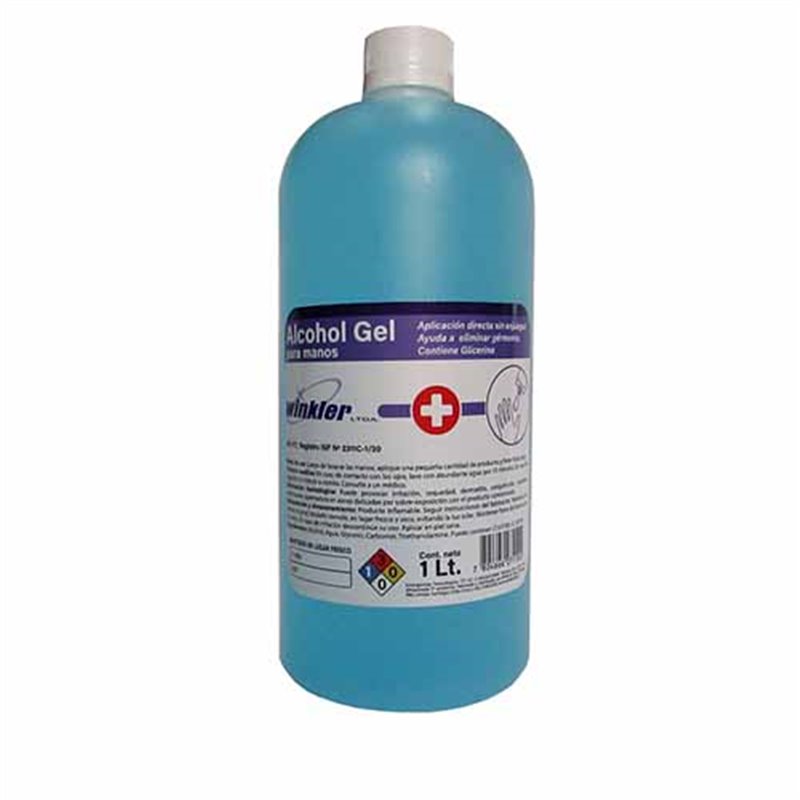 Alcohol Gel 1 Litro Sin Dosificador