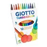 PLUMONES SCRIPTO 12 COLORES TURBO COLOR GIOTTO