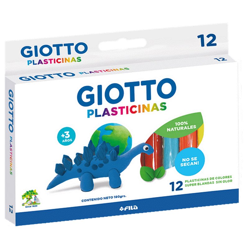 Plasticina 12 Colores Giotto