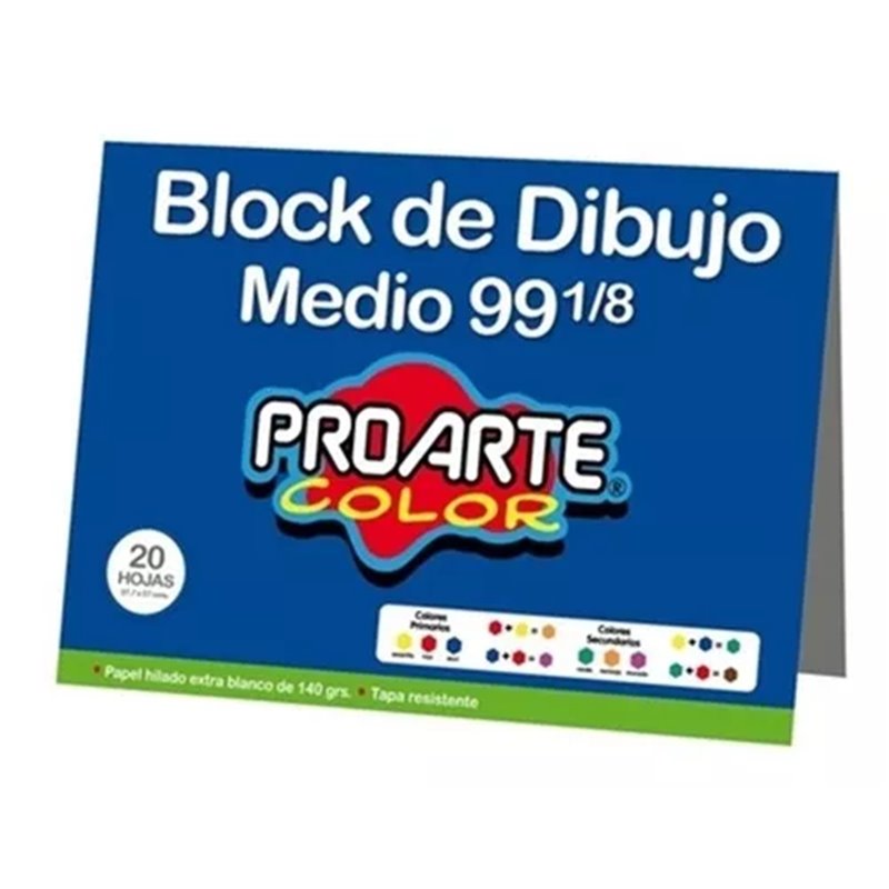 BLOCK MEDIO 99   1/8 PROARTE