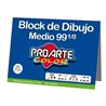 BLOCK MEDIO 99   1/8 PROARTE