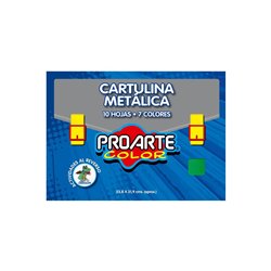 BLOCK CARTULINA METALICA PROARTE