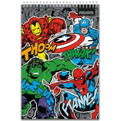 Croquera 16 X 21 Marvel 80 Hojas Proarte