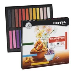 Tiza Pastel Lyra 24 Colores