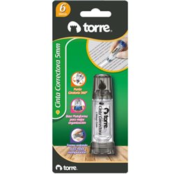 Corrector Cinta 5Mmx6Mt Torre 29877