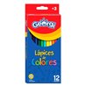 Lapices 12 Colores Largos Georgi / Artel