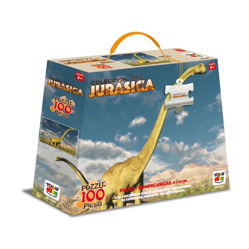 Puzzle Coleccion Jurasica 100 Pz Toyng 1230