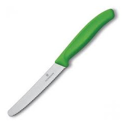 CUCHILLO DE MESA SWISS CLASSIC VICTORINOX VERDE LIMON