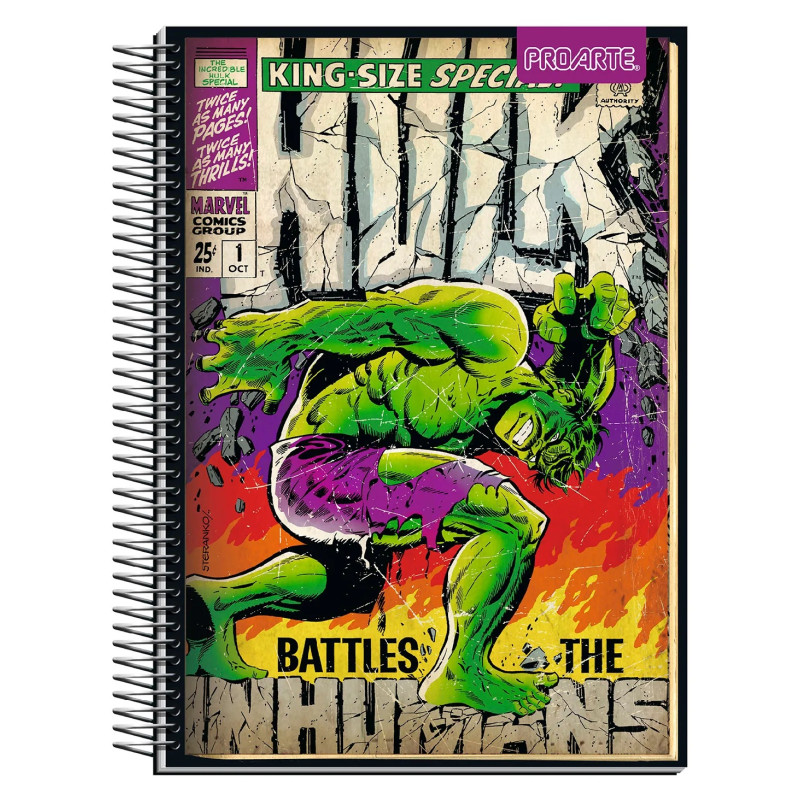 Cuaderno 1/2 Oficio 7Mm 150 Hojas Marvel Comic Proarte