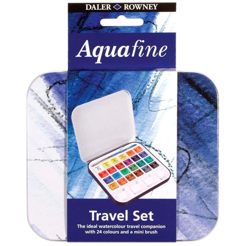 ACUARELA 24 COLORES EN PASTILLAS TRAVEL DALER ROWNEY