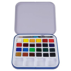 ACUARELA 24 COLORES EN PASTILLAS TRAVEL DALER ROWNEY