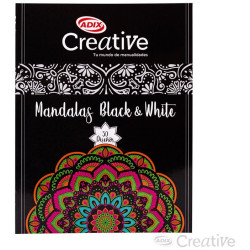 MANDALA BLACK AND WHITE PARA COLOREAR 036 CREATIVE ADIX