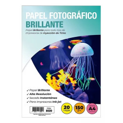 Papel Fotografico A-4 150...