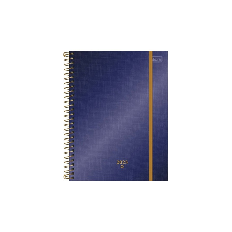 Agenda Planner West Village Metalizado Espiral M7 Til